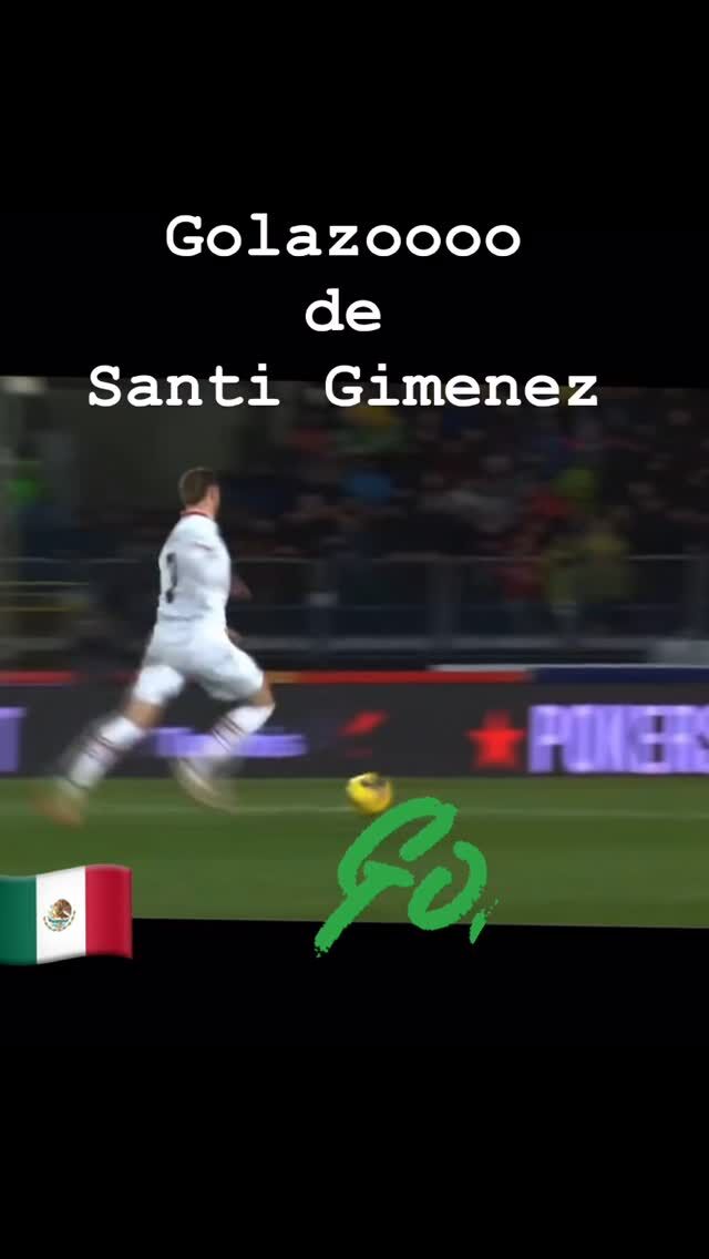 Golazooo de Santi Gimenez en la liga Italiana
.
#seleccionmexicana #santiagogiménez #acmilan 
.
Video de CBS Sports